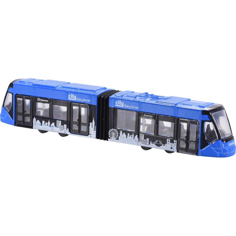 majorette - Transporter (Siemens Avenio Tram, blau) majorette - Transporter (Siemens Avenio Tram, blau)
