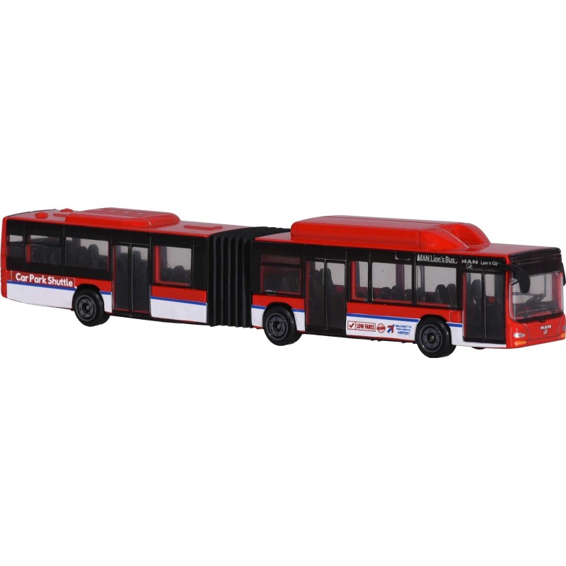 majorette - Transporter (MAN Lion's City G, Car Park Shuttle rot)