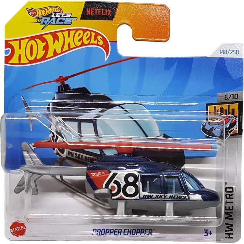 Hot Wheels Netflix Propper Chopper - HW Metro 6/10 (148/250)