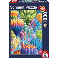 Schmidt Puzzle - Bunte Ballone am Himmel