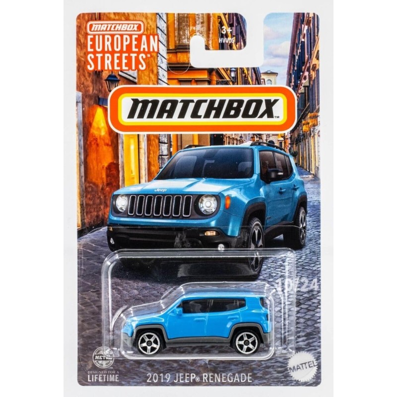 Matchbox European Streets - 2019 Jeep Renegade (10/24)
