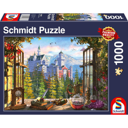 Schmidt Puzzle - Blick aufs Märchenschloss