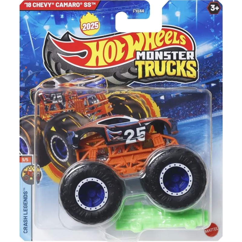 Hot Wheels Monster Trucks - 18 Chevy Camaro SS (3/5)