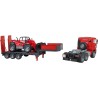 bruder - MAN TGA Tieflader mit Manitou Teleskoplader