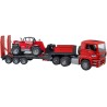 bruder - MAN TGA Tieflader mit Manitou Teleskoplader