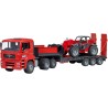 bruder - MAN TGA Tieflader mit Manitou Teleskoplader
