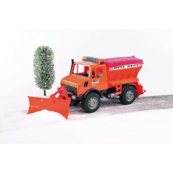 bruder - Mercedes-Benz Unimog Winterdienst mit Räumschild
