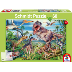 Schmidt Puzzle - Bei den Dinosauriern