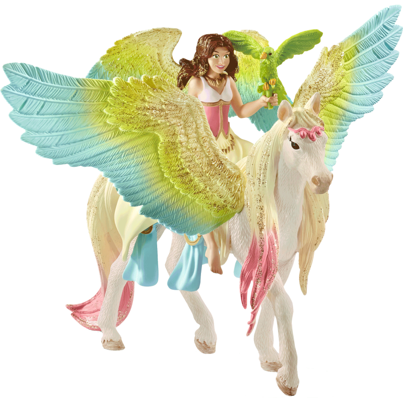 schleich BAYALA 70566 Surah mit Glitzer-Pegasus