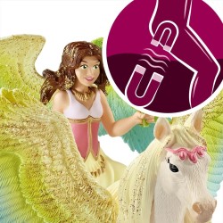 schleich BAYALA 70566 Surah mit Glitzer-Pegasus