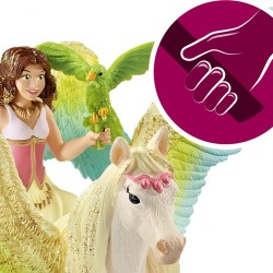 schleich BAYALA 70566 Surah mit Glitzer-Pegasus