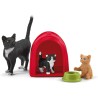 schleich FARM WORLD 42501 Spielspass für niedliche Katzen