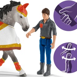 schleich HORSE CLUB 42443 Mias Voltigier-Reitset