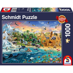 Schmidt Puzzle - Die Welt der Tiere