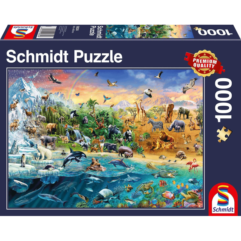 Schmidt Puzzle - Die Welt der Tiere Schmidt Puzzle - Die Welt der Tiere