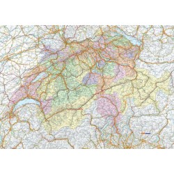 Ravensburger Puzzle - Switzerland: Schweizerkarte (1000)