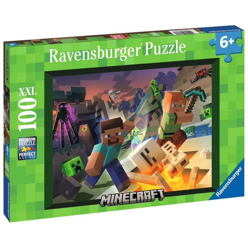 Ravensburger Puzzle - Monster Minecraft (100 Teile) Ravensburger Puzzle - Monster Minecraft (100 Teile)