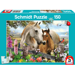 Schmidt Puzzle - Stute und Fohlen