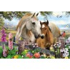 Schmidt Puzzle - Stute und Fohlen