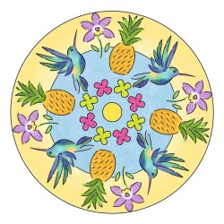 Ravensburger Mandala Designer Midi: Flamingo & Friends