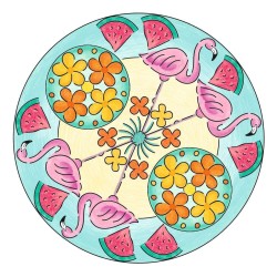 Ravensburger Mandala Designer Midi: Flamingo & Friends