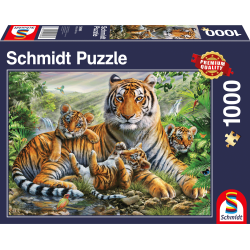 Schmidt Puzzle - Tiger und Welpen