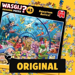 Jumbo Puzzle - Wasgij Original 43: Wie ein Fisch im Wasser? (1000 Teil)