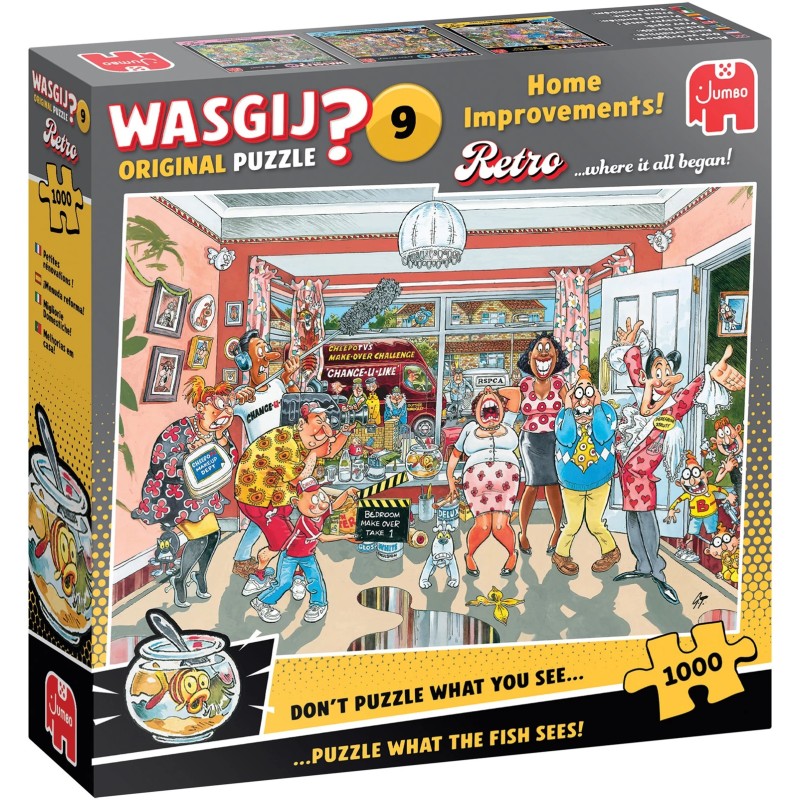 Jumbo Puzzle - Wasgij Retro Original 9: Kleinere Umbauten! (1000 Teil)