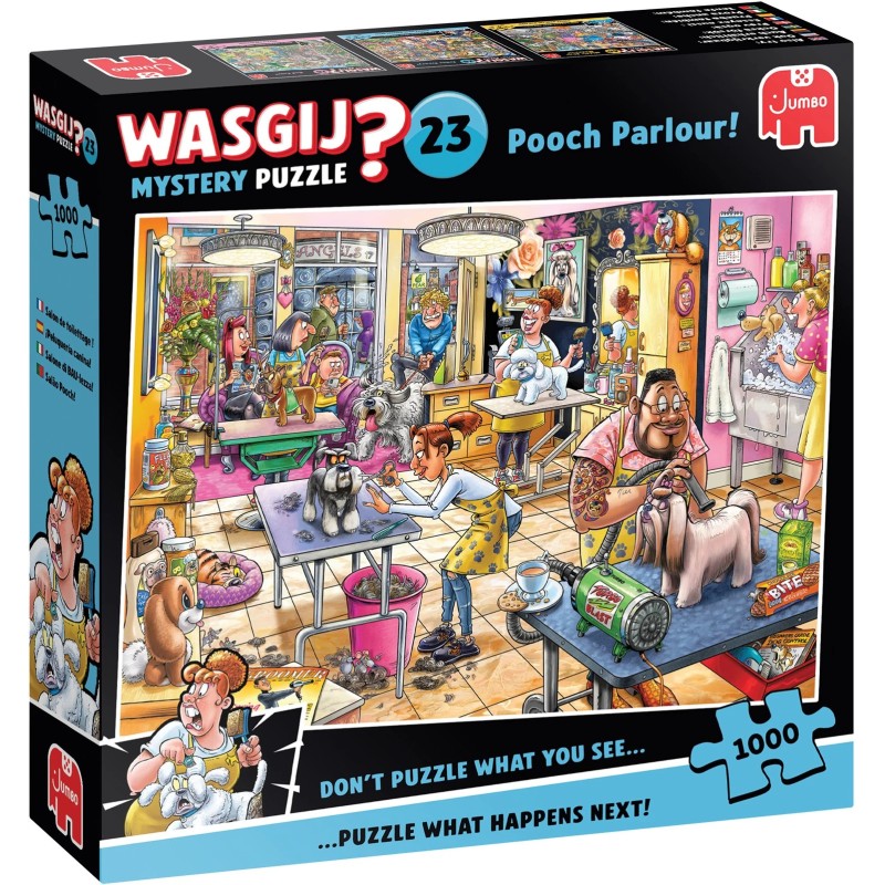 Jumbo Puzzle - Wasgij Mystery 23: Hundesalon Pfötchen! (1000 Teil)