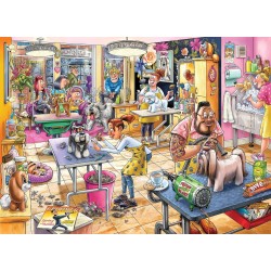 Jumbo Puzzle - Wasgij Mystery 23: Hundesalon Pfötchen! (1000 Teil)