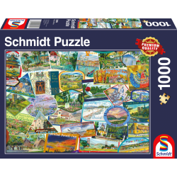 Schmidt Puzzle - Reise-Sticker