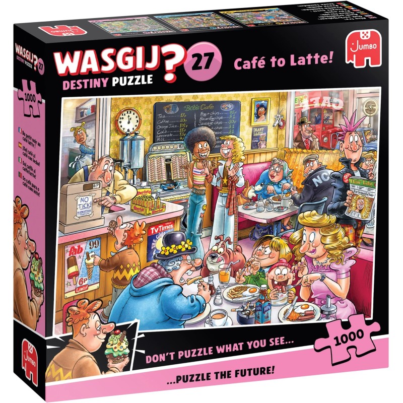 Jumbo Puzzle - Wasgij Destiny 27: Von Kneipe zu Kaffeebar! (1000 Teil)