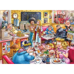 Jumbo Puzzle - Wasgij Destiny 27: Von Kneipe zu Kaffeebar! (1000 Teil)