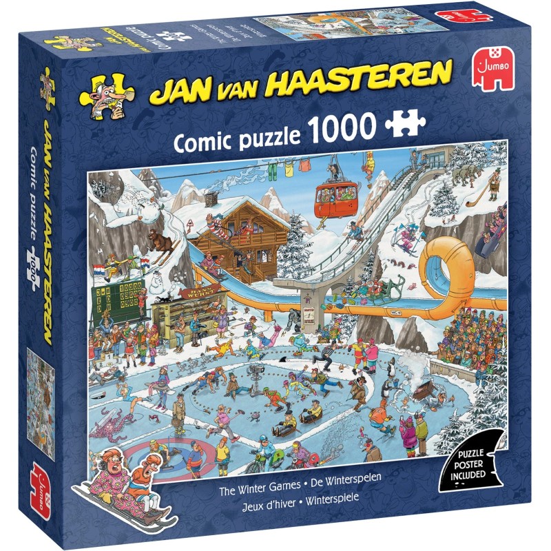 Jumbo Puzzle - Jan van Haasteren: Winterspiele (1000 Teil)