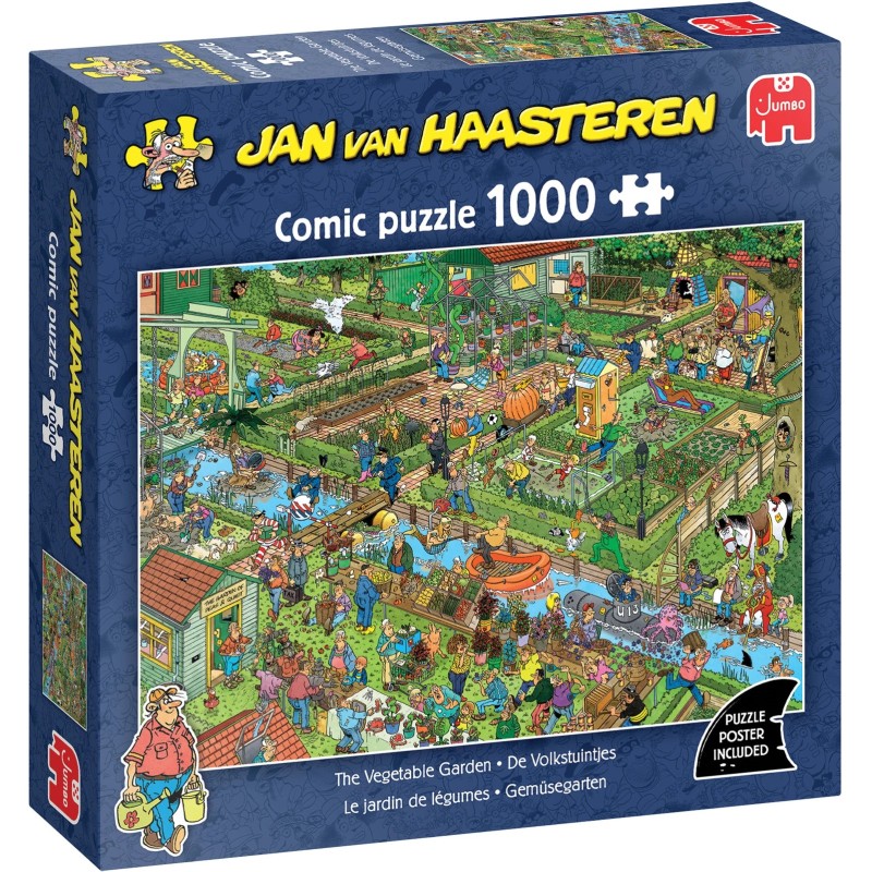 Jumbo Puzzle - Jan van Haasteren: Gemüsegarten (1000 Teil)