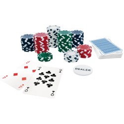 Goliath - Poker-Set 300 Chips, Aluminiumbox mit Kartenspiel