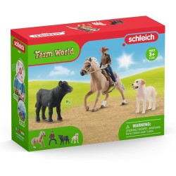 Schleich FARM WORLD 42578 Westernreiten