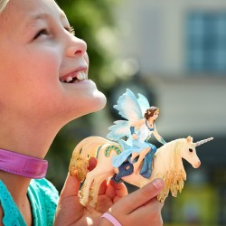 Schleich BAYALA 42508 Eyelas Ausritt auf Goldeinhorn