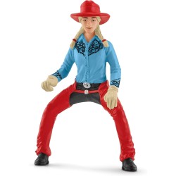 Schleich FARM WORLD 42576 Barrel Racing mit Cowgirl