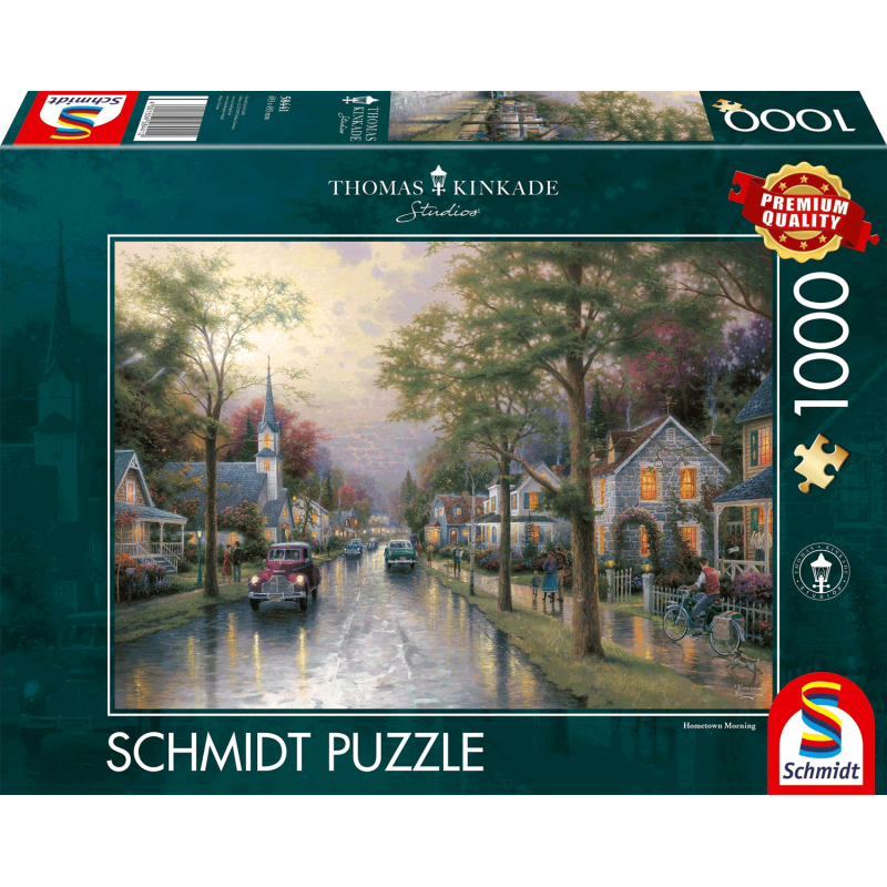 Schmidt - Thomas Kinkade, Morgen in der kleinen Stadt