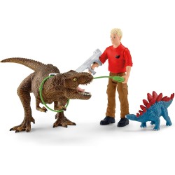 Schleich DINOSAURS 41465 Tyrannosaurus Rex Angriff