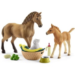 Schleich HORSE CLUB 42432 Sarahs Tierbaby-Pflege