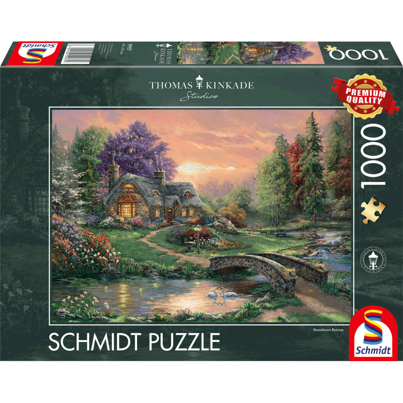 Schmidt Puzzle - Thomas Kinkade, Sweetheart Retreat Schmidt Puzzle - Thomas Kinkade, Sweetheart Retreat
