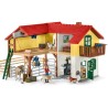 Schleich FARM WORLD 42407 Bauernhaus mit Stall und Tieren