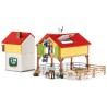 Schleich FARM WORLD 42407 Bauernhaus mit Stall und Tieren