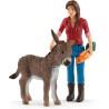 Schleich FARM WORLD 42407 Bauernhaus mit Stall und Tieren