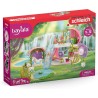 Schleich BAYALA 42445 Glitzerndes Blütenhaus mit Einhörnern, See und Stall