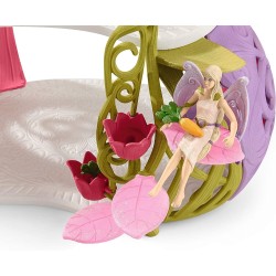 Schleich BAYALA 42445 Glitzerndes Blütenhaus mit Einhörnern, See und Stall