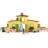 Schleich FARM WORLD 42605 Grosser Stall mit Tieren und Zubehör