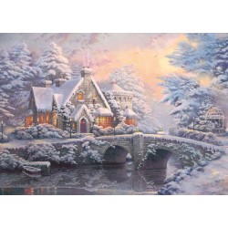 Schmidt - Thomas Kinkade, Lamplight Manour & Winter in Lamplight Manour